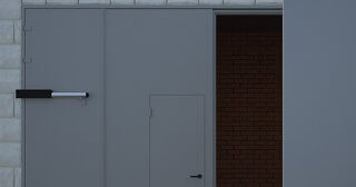 Купить противопожарные ворота под ключ Южно-Сахалинск, цена от 5963 руб.